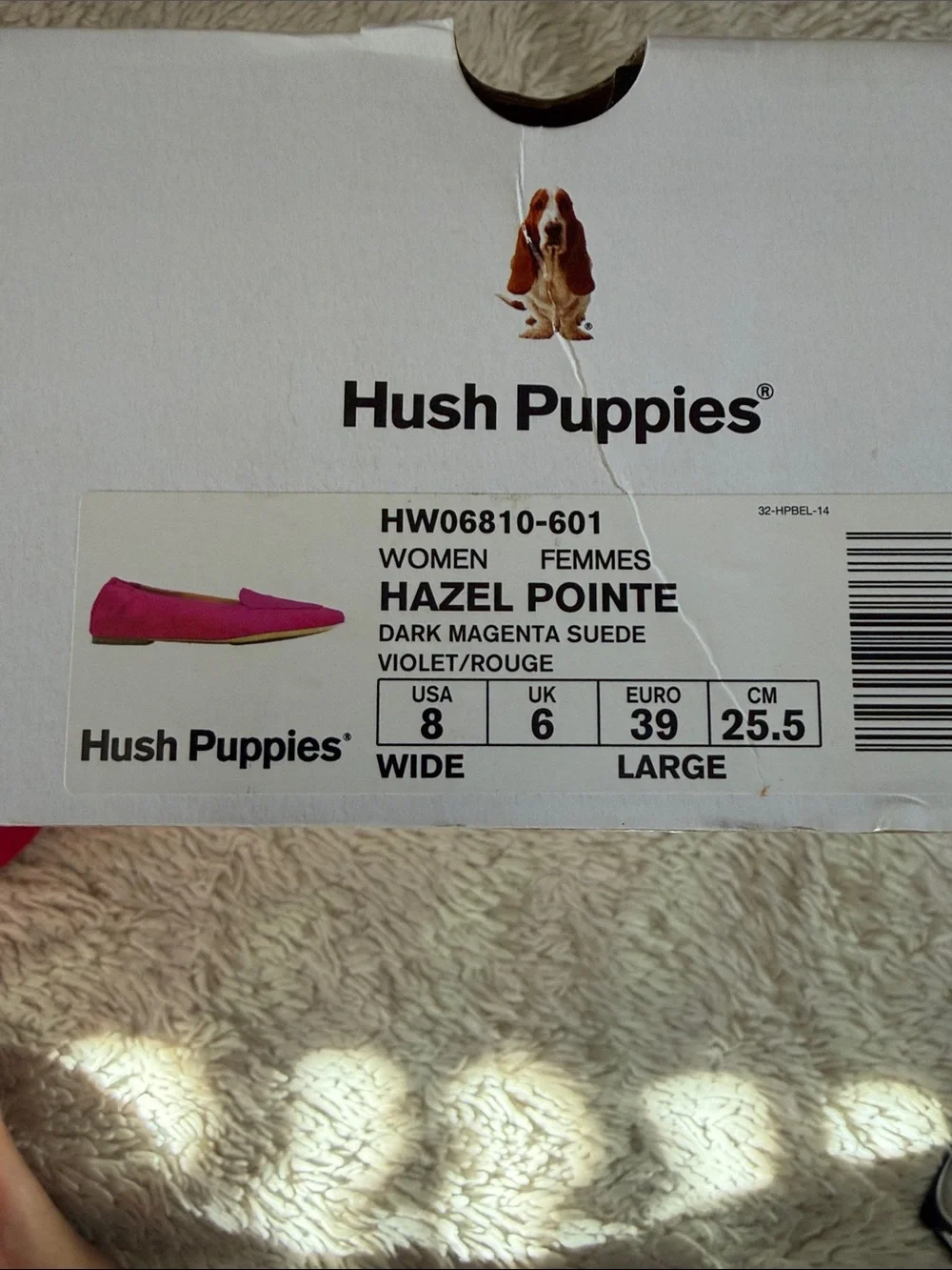 Hush Puppies nib hush